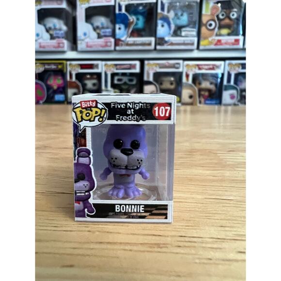 BITTY Bonnie the Rabbit Five Nights Freddy's Funko Pop #107 5NAF Horror 5 Games - Picture 1 of 6